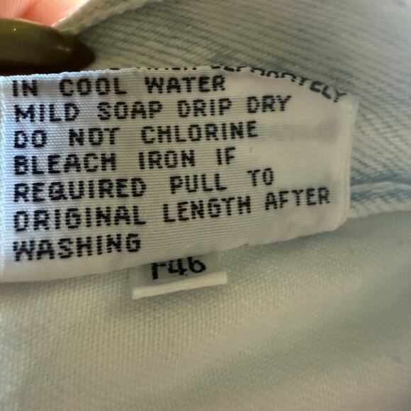 Vintage Western Rope Stitched Straight Jeans Sz 5 Cowgirl Rodeo Embroidered 90s - Picture 15 of 15